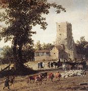 POST, Pieter Jansz, Italianate Landscape with the Parting of Jacob and Laban zg